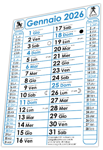 I calendari 2026 di Creagratis