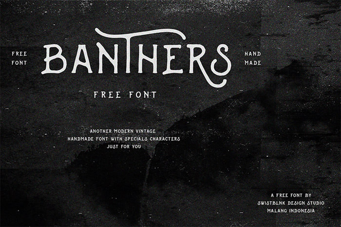 Anteprima del font Banthers